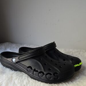 Men's Crocs Signature Baya Clogs Black Mens US 13